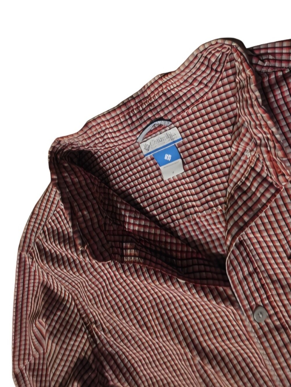 Like NEW COLUMBIA Long sleeve button down plaid shirt. Men's medium. - Picture 6 of 6